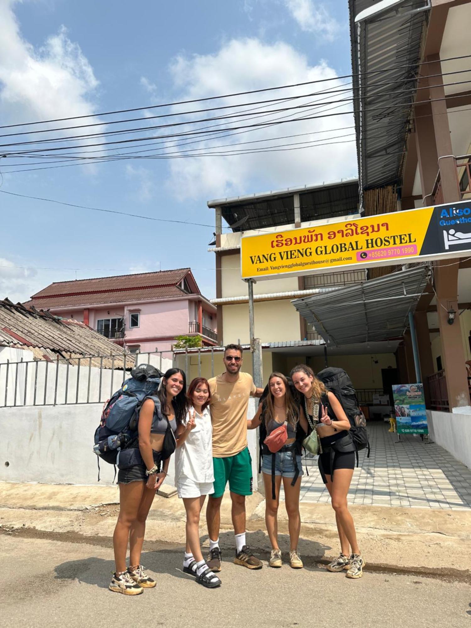 Vang Vieng Global Hostel Ngoại thất bức ảnh